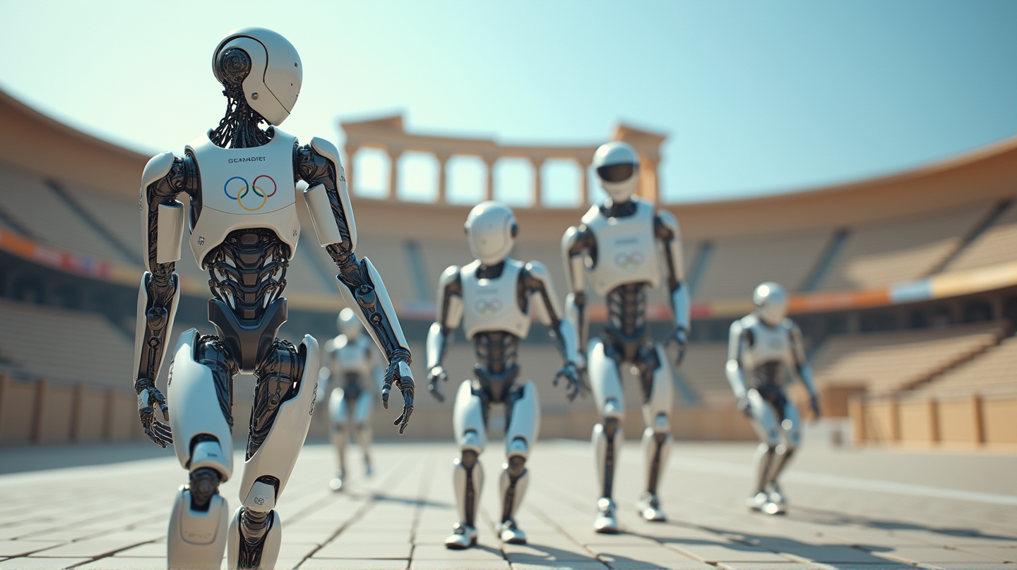 Humanoïde Robots Maken Geschiedenis op Werelds Eerste Robot-Olympiade in Griekenland