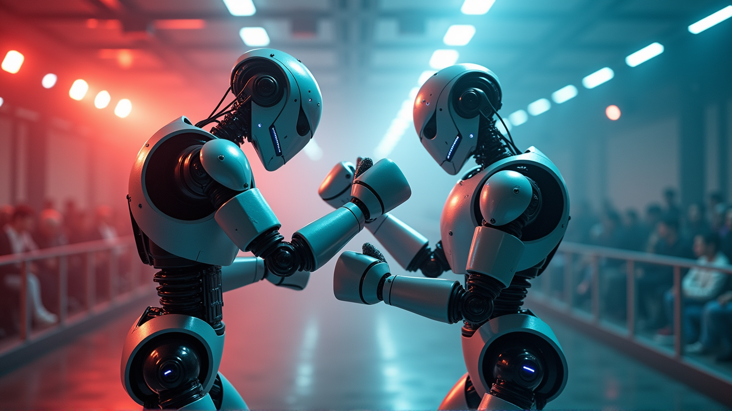 China Lanceert 's Werelds Eerste Humanoïde Robot Bokstoernooi