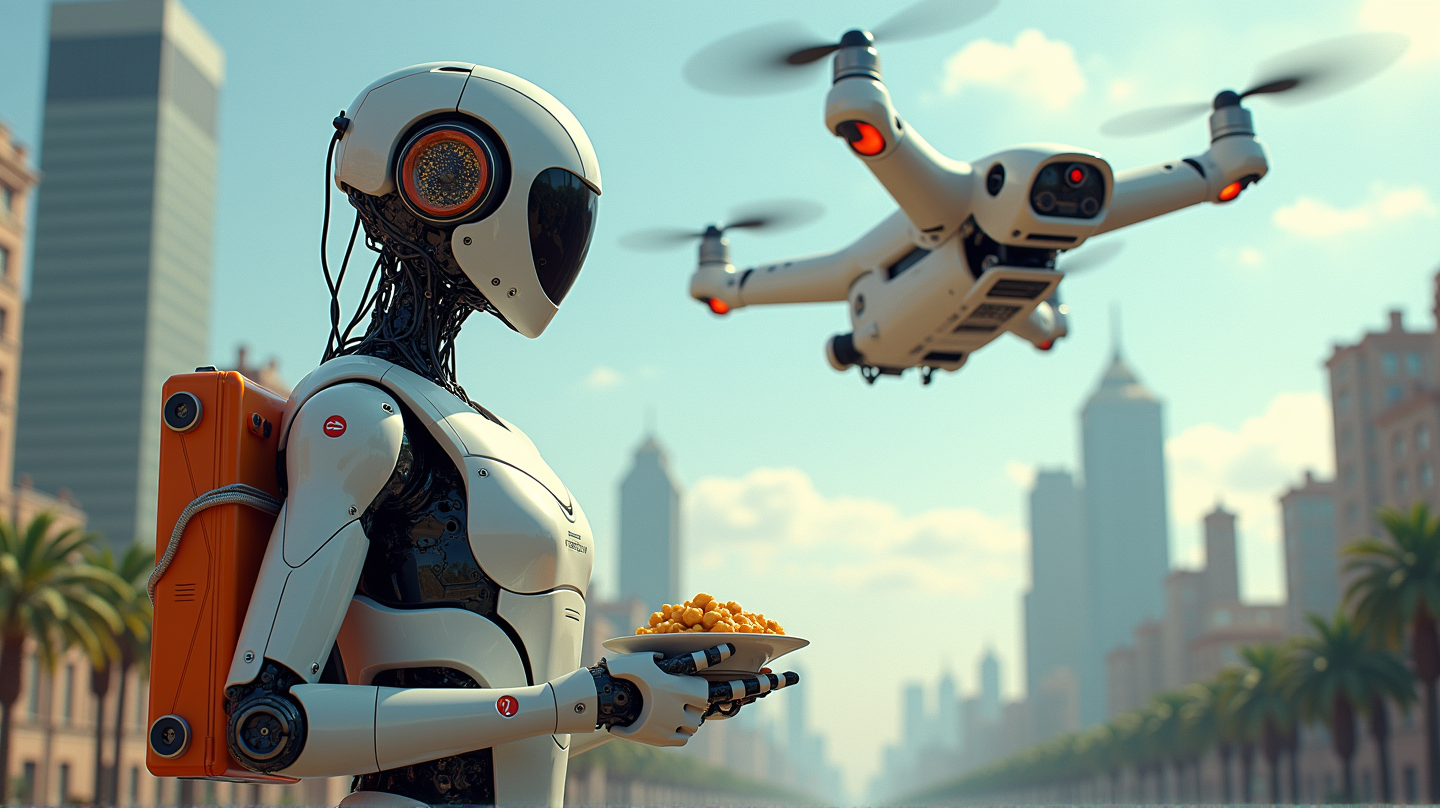 Robots Overnemen Hangzhou: Ele.me’s Futuristische Bezorgcampagne is Hier!