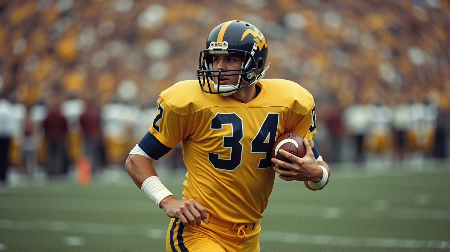 West Virginia University Verrast Fans met Onthulling van 1965 Football Throwback!