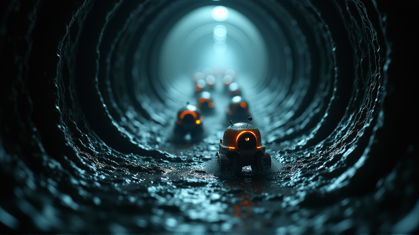 Revolutionaire Kleine Robots Aanpakken Ondergrondse Waterlekkage