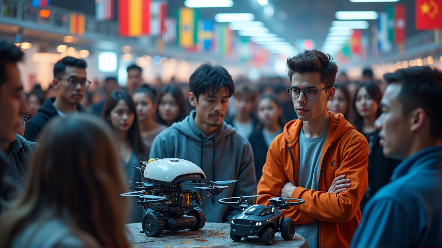 Wereldwijde Jeugdinvasie: Techliefhebbers Verzamelden zich in Noida voor Wereldkampioenschap Robotica