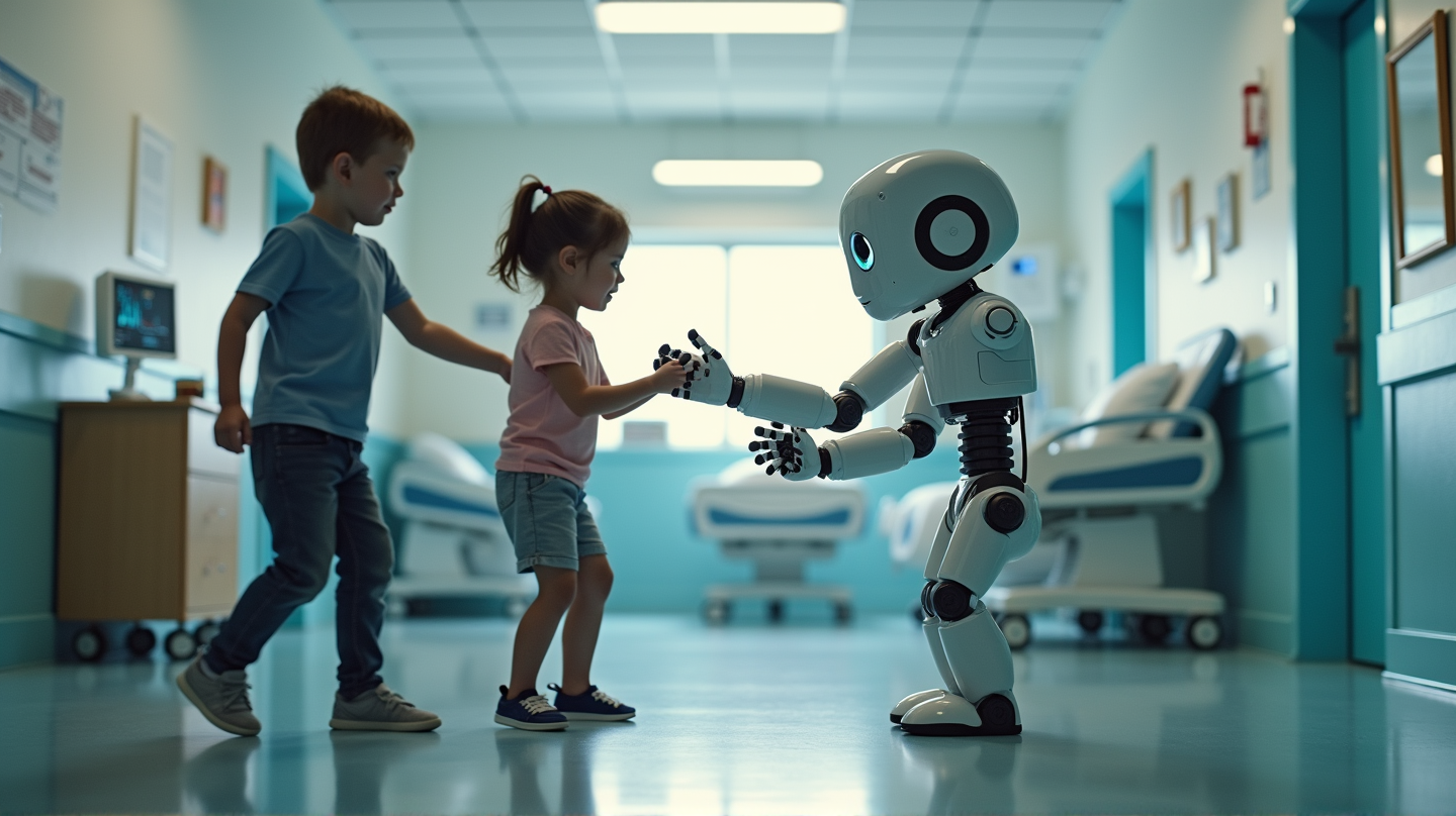 Hoe Robin de AI-robot Emotionele Ondersteuning in Ziekenhuizen Transformeert