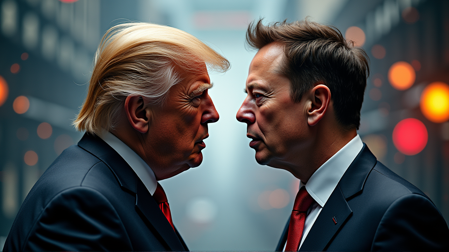 De Onvoltooide Sage: Trump vs. Musk - Een Botsing van Titanen