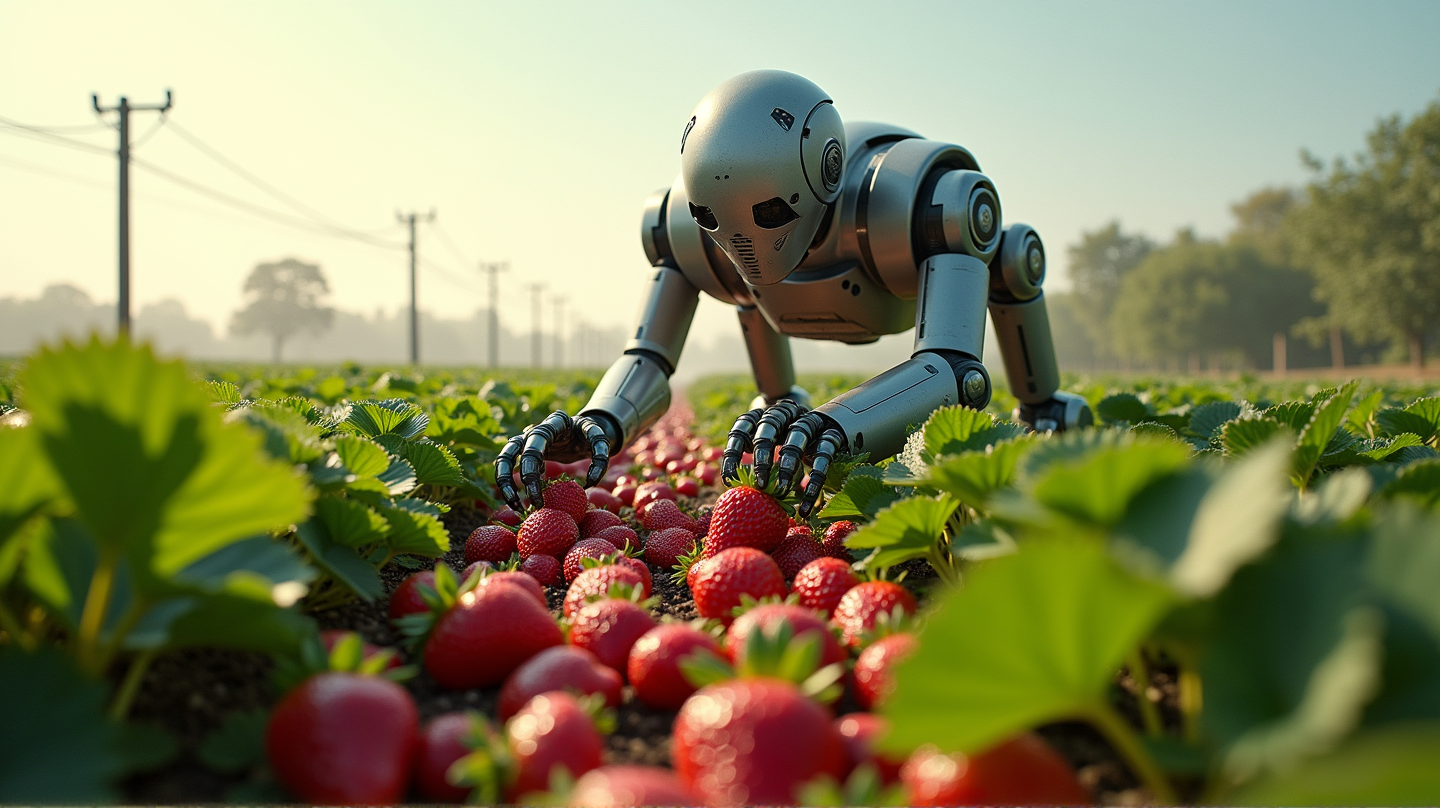 Zullen Robots Mensen Overtreffen bij de Aardbeienoogst? DailyRobotics Denkt van Wel!
