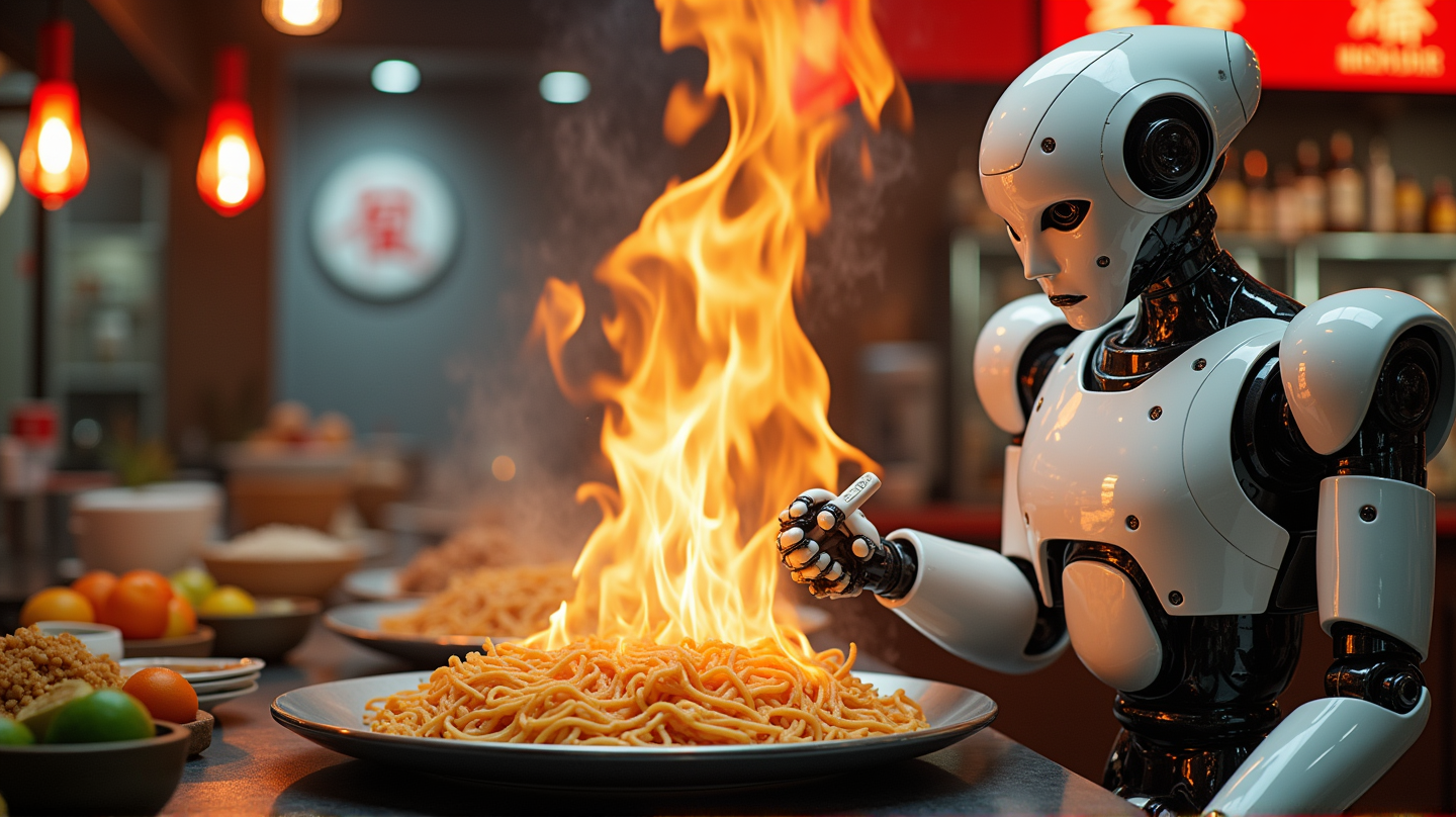 Robowoks Fascinerende Reis in Robot-Aangedreven Fastfood