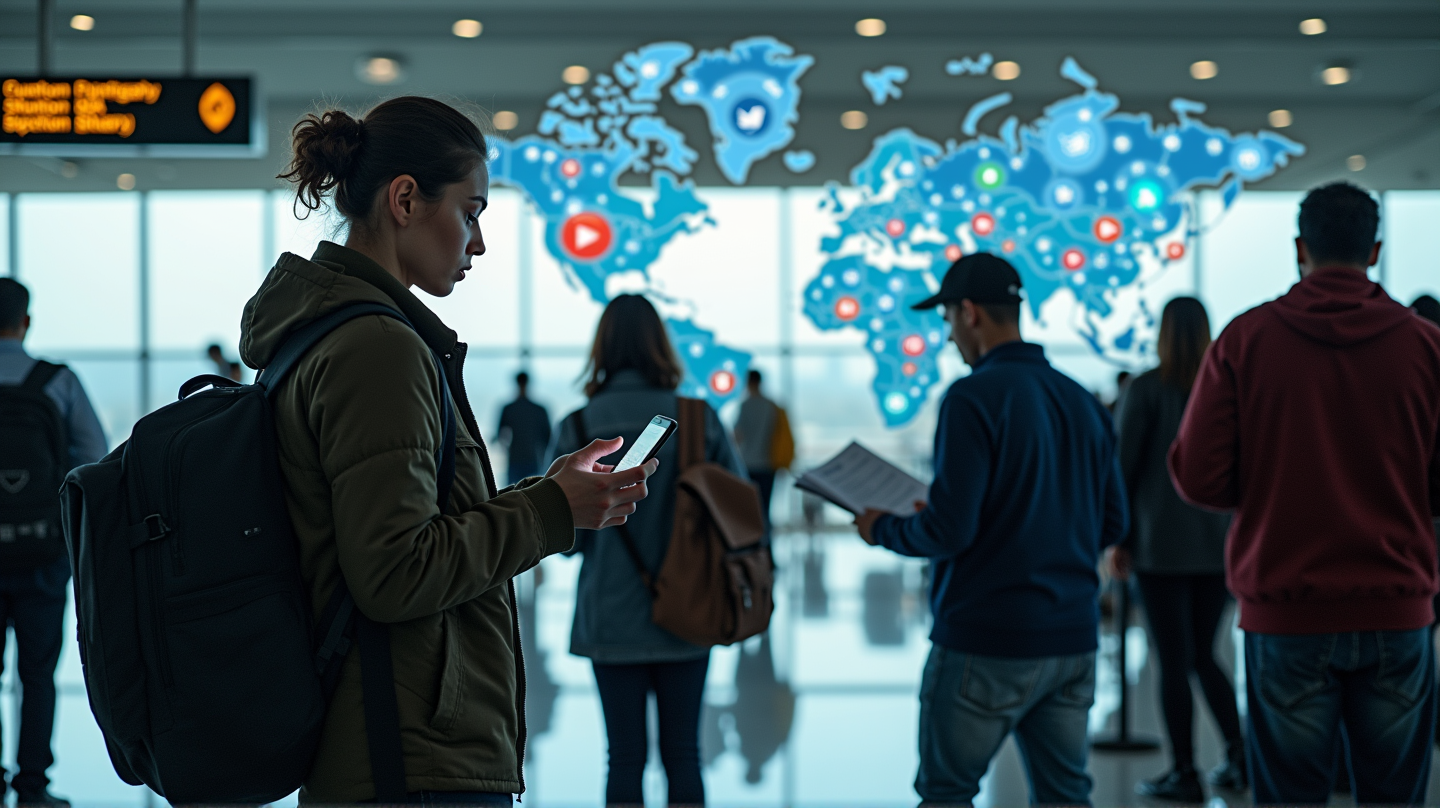 Een Potentiële Nieuwe Hindernis voor Buitenlandse Toeristen: Openbaarmaking van Sociale Media-activiteiten