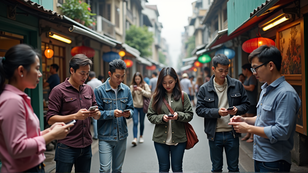 Vietnam Bekleedt de Toppositie in Wereldwijde Social Media Gebruik