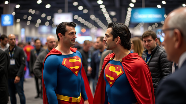 Superman-sterren stralen op grote conventies dit weekend