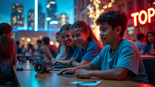 Tommie Kunst Jr. High Maakt Zich Klaar voor Wereldwijd Robotica Toernooi in Dallas!