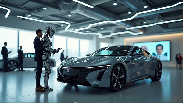 Opkomst van AI in Autoretail: Humanoïde Robots Nemen de Leiding