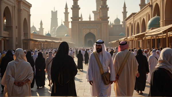 Beroemdheden Omarmen Spirituele Eenheid tijdens de Hadj