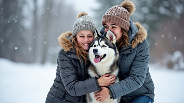 Hartverwarmende Herrééniging: Familie Omarmt Husky Die 3 Jaar Vermist Was