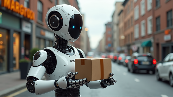 De Toekomst van Amazon: Robots Springend van Bestelwagens naar uw Deur - Sciencefiction Werkelijkheid?