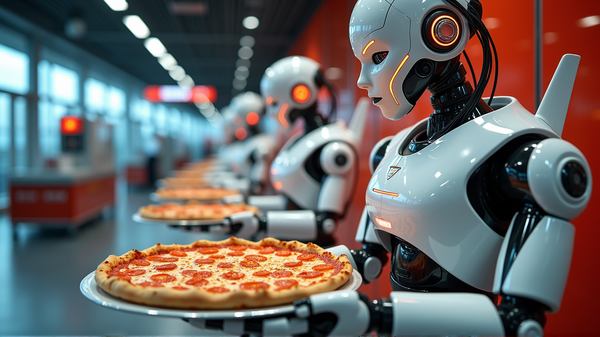 Donatos' Robotische Revolutie: Columbus Pizzeria Gerund door AI