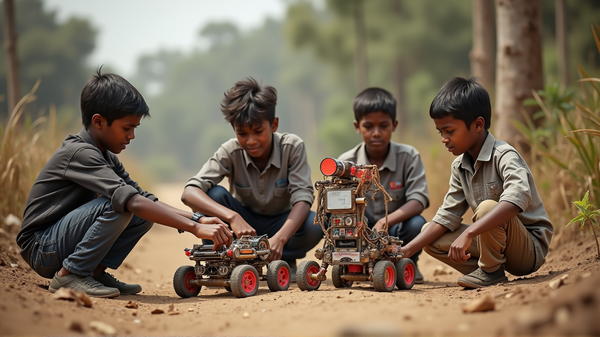 Van Schroot tot Wetenschap: Landelijk Zuid-Afrikaanse Duo Ontwerpt Geniale Robots
