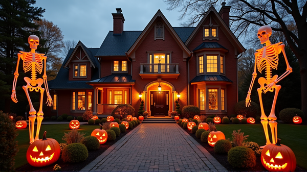 De Huizen van Beroemdheden Veranderen Deze Halloween in Huiveringwekkende Meesterwerken