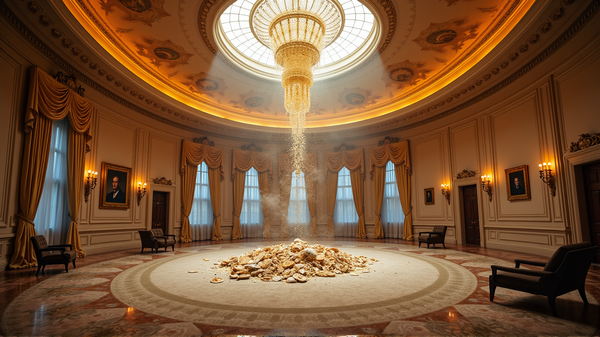 Trumps Ballroom Bonanza: Wat Zit Achter de Vrijgevigheid?