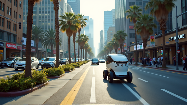 DoorDash Revolueert Voedselbezorging met de Trottoirrobots van Serve Robotics in Los Angeles
