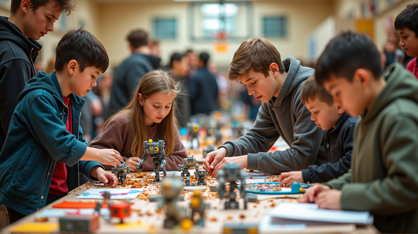 Brewer High's Kunstbeurs: Een Gemeenschapsgestuurde Boost voor Robotica