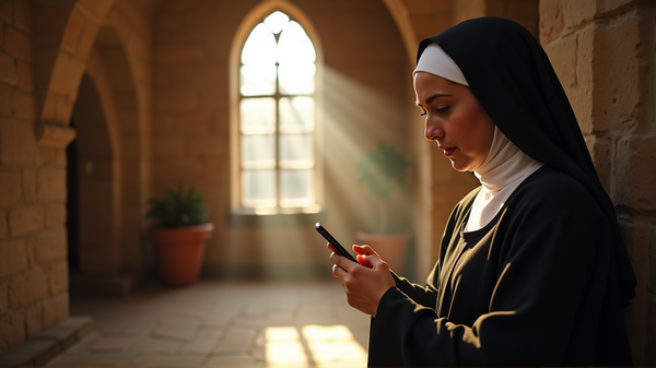 Ontmoet Zuster Cristiana: De Non Die Sociale Media Verlevendigt met Evangelie Goedheid